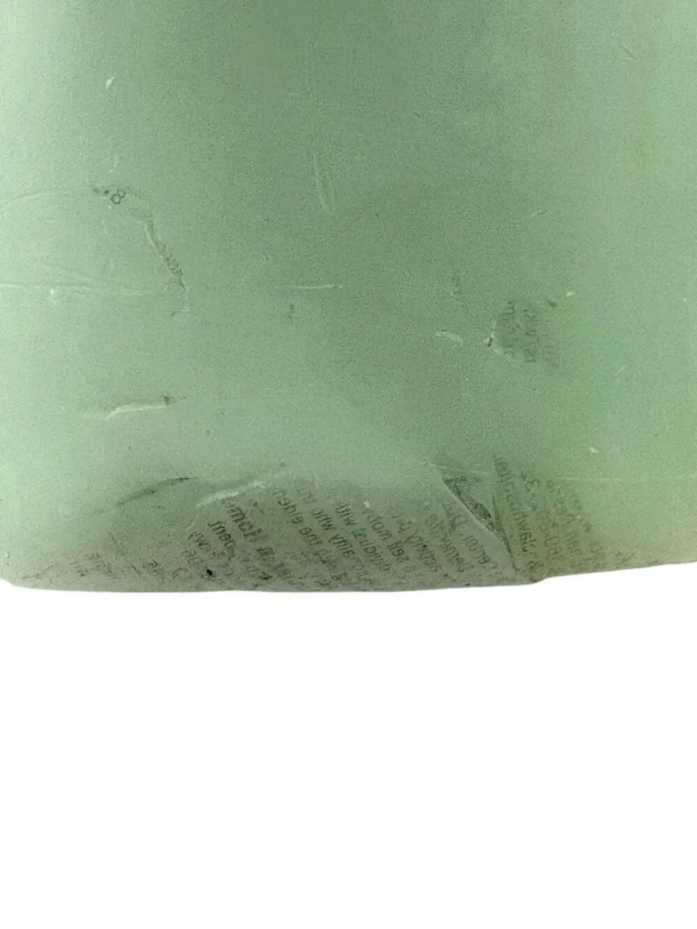 *PartyLite 3-Wick Candle 6 x 8 Light Green Retired Large Home Decor Collectible